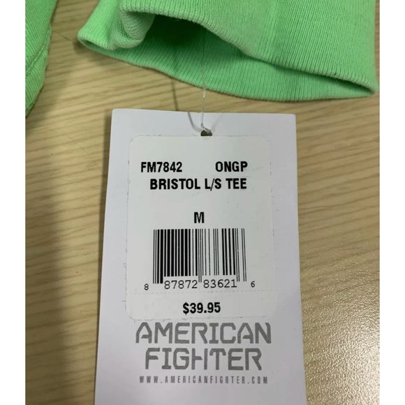 AMERICAN FIGHTER Men's T-Shirt L/S BRISTOL TEE - Picture 7 of 9